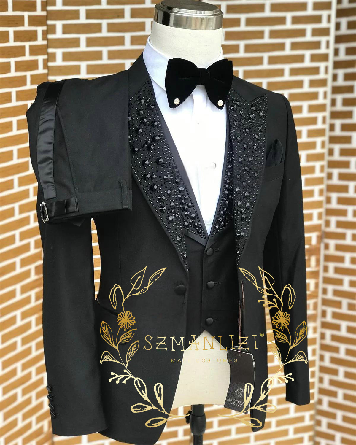 Men'S Formal Wear In Wedding - Costumes noirs pour hommes, Tuxedos de