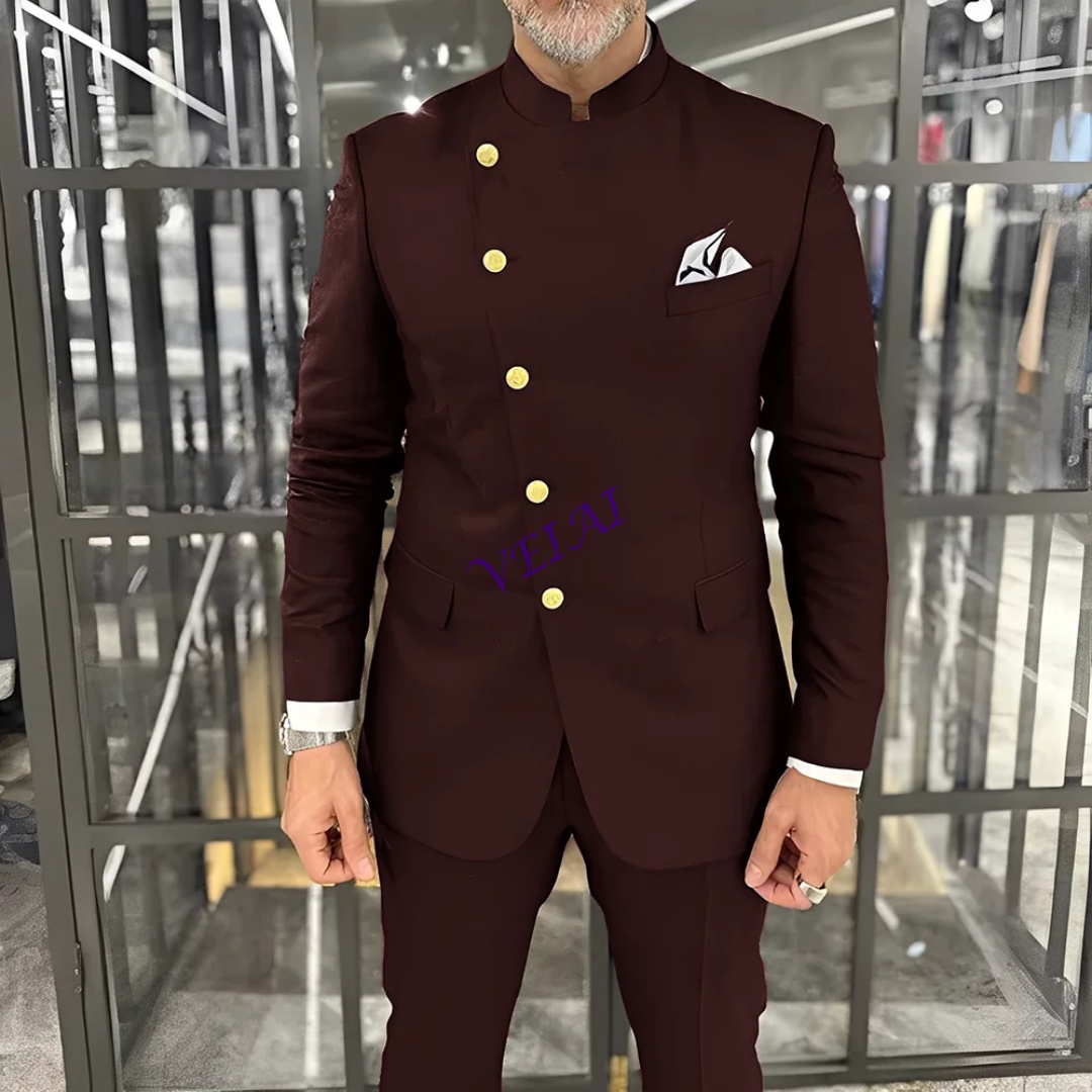 Men'S Formal Wear In Wedding - Ensemble de costumes sur mesure pour