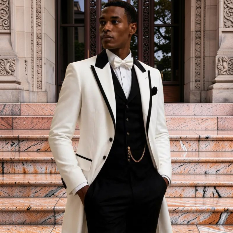Men'S Formal Wear In Wedding - 3 Pièces Costumes de Mariage pour
