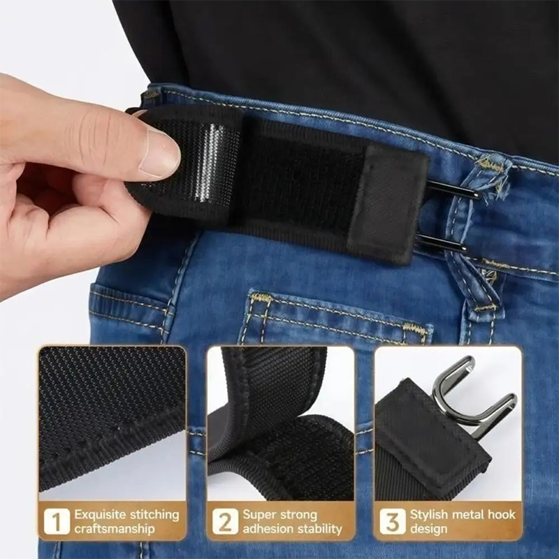 Men Formal Wear With Jeans - Ceinture élastique unisexe sans boucle, réglable