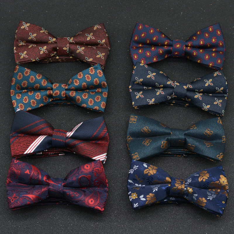 Men'S Formal Wear In Wedding - Nœud papillon pour homme, mariage, double,
