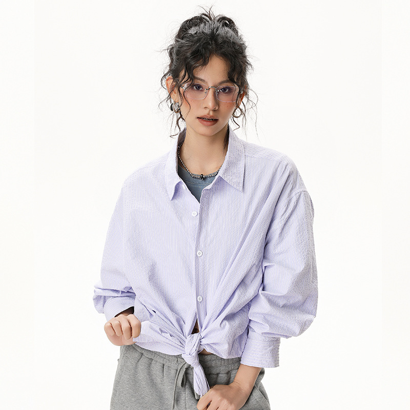 Chemise rayée oversize pour fe - Windsor Knot Tie avis et prix