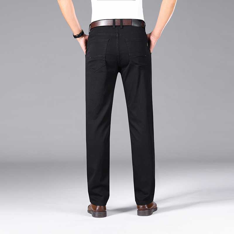 Jean d'été noir pur pour homme - Men Formal Wear With Jeans avis et prix