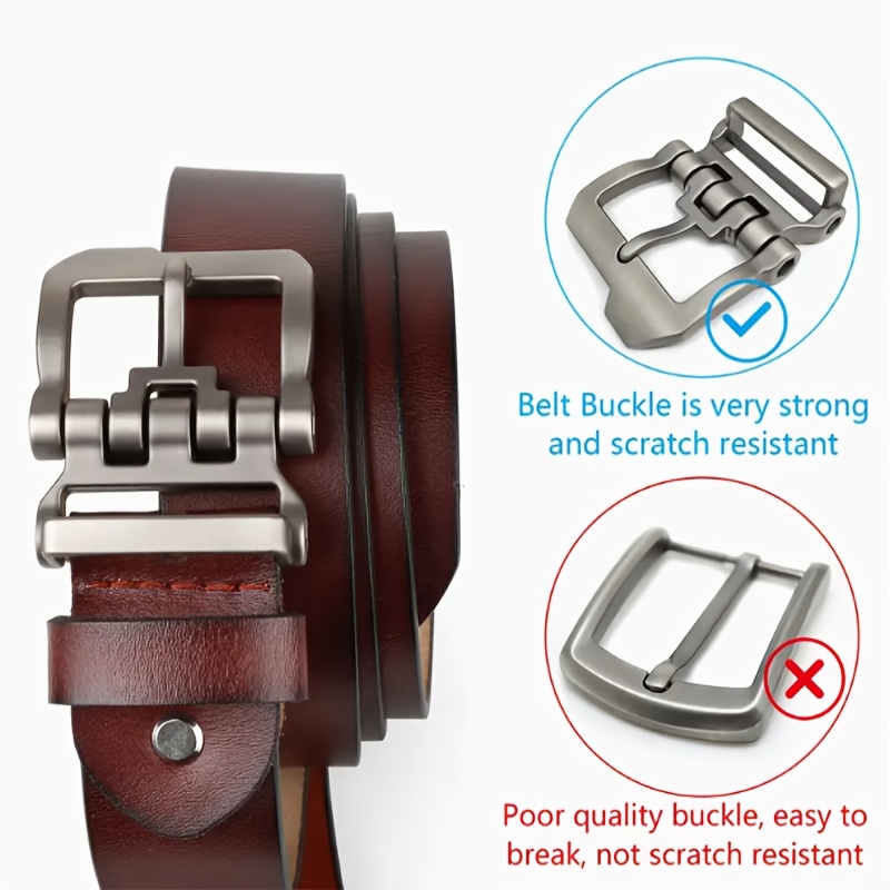 Ceinture en cuir véritable pou - Men Formal Wear With Jeans avis et prix