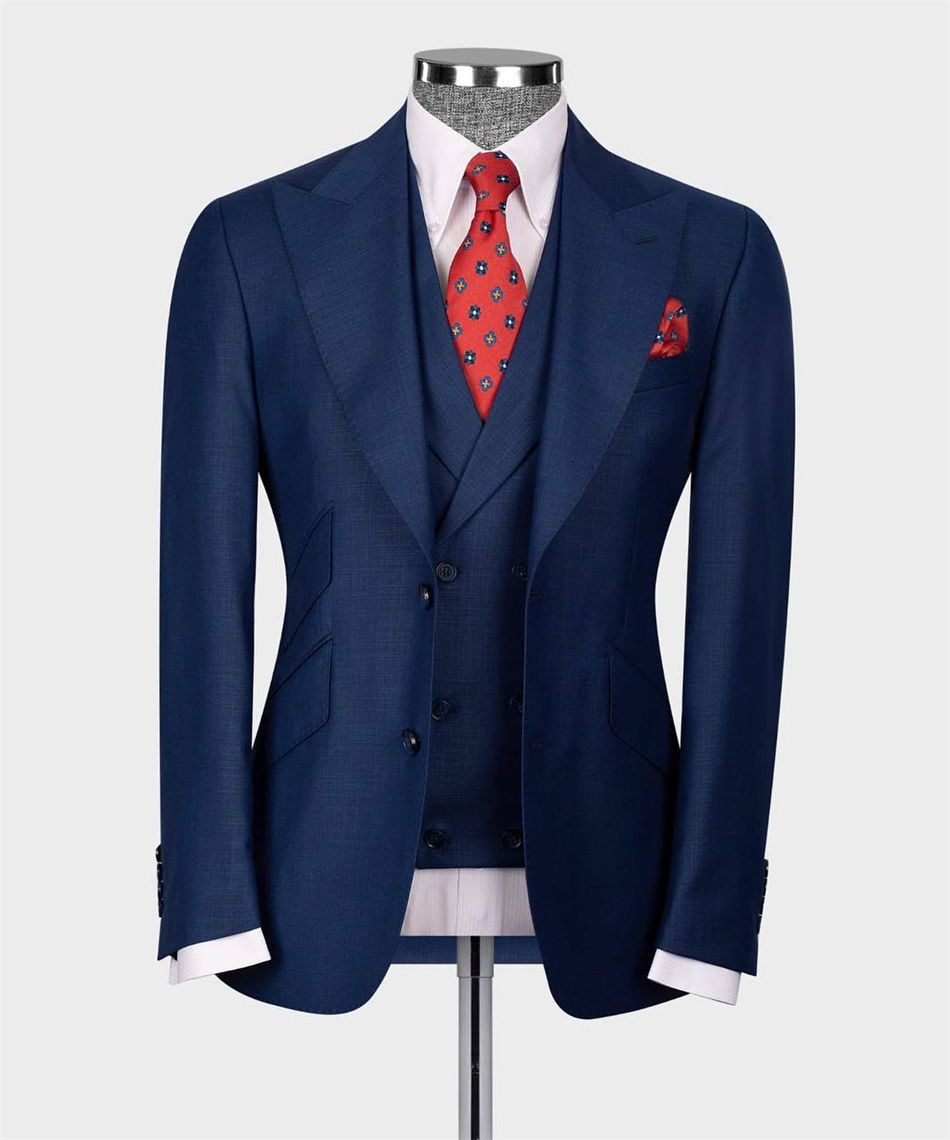 Smoking de Mariage Classique B - Men Formal Wear Blue avis et prix