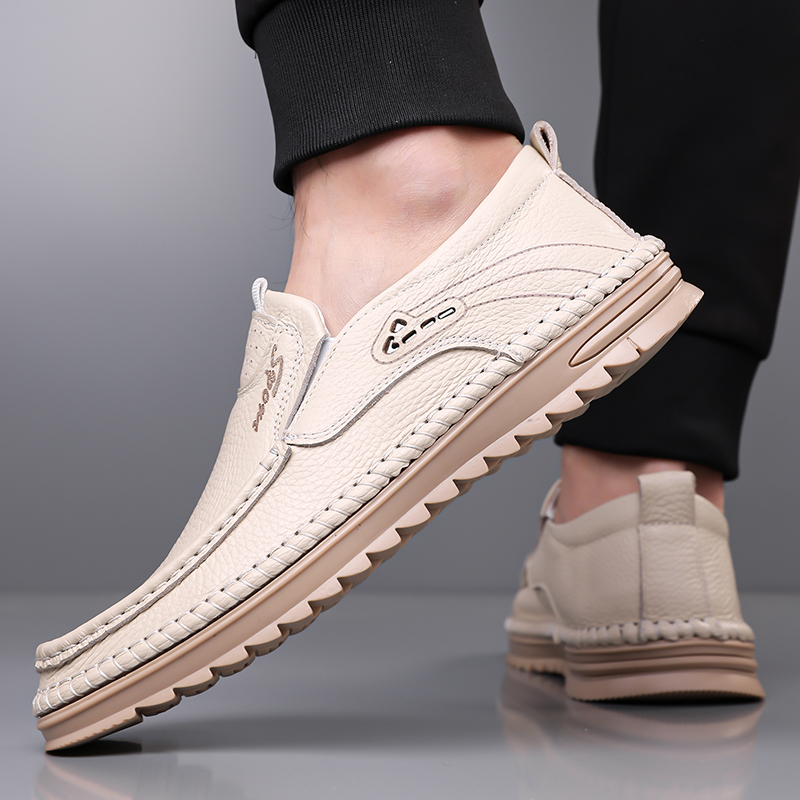 Chaussures en cuir véritable p - Men Formal Wear With Sneakers avis et prix