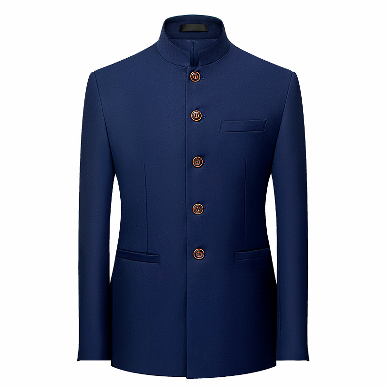 Veste de costume à manches lon - Men Formal Wear Blue avis et prix