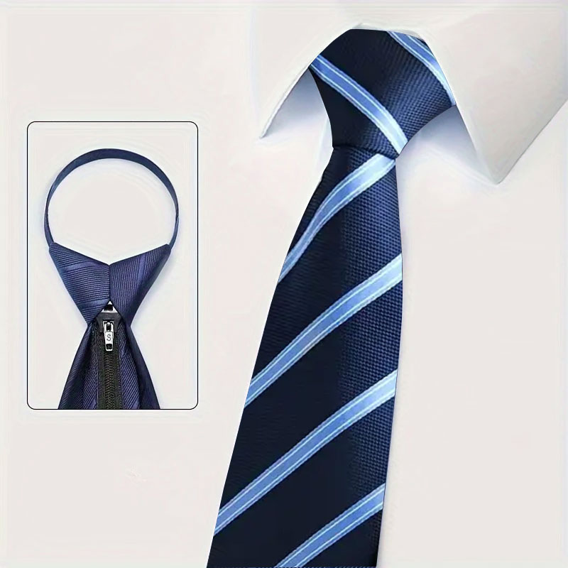 Lot de 6 cravates zippées pour - Men Formal Wear Blue avis et prix