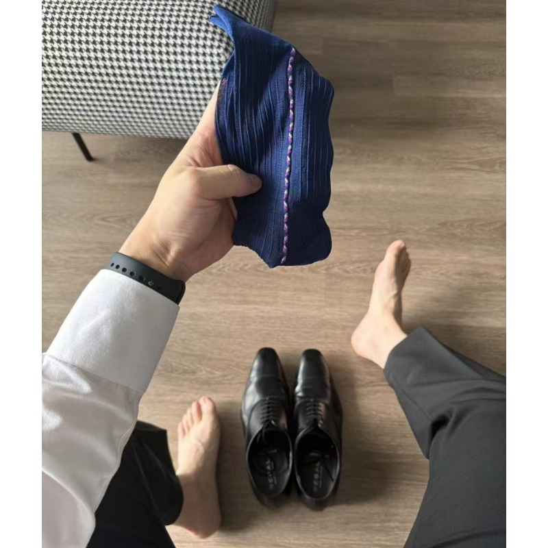 Chaussettes habillées pour hom - Men Formal Wear Blue avis et prix