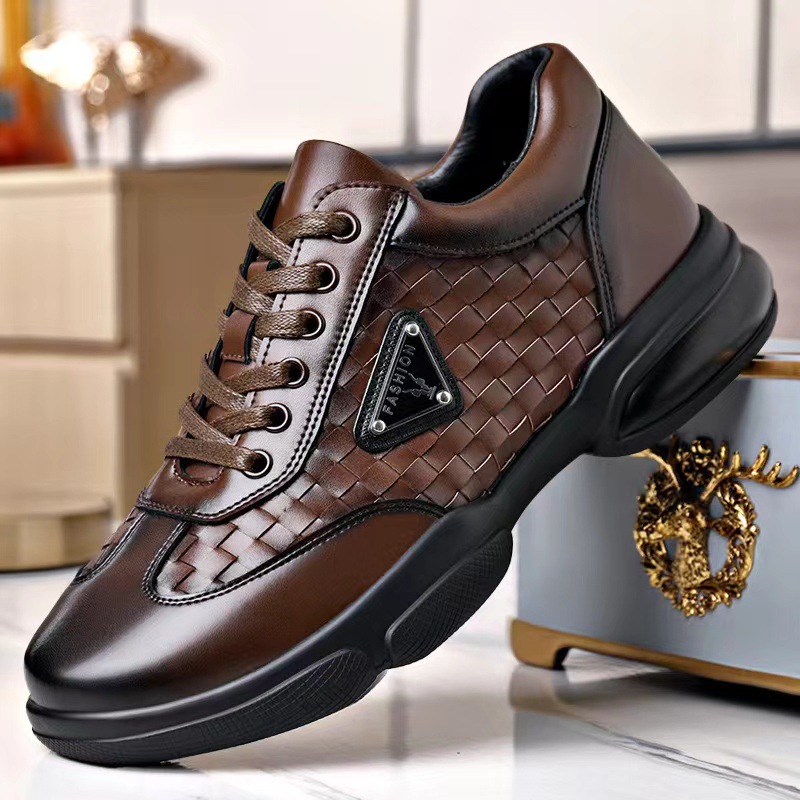 Nouvelles Chaussures en Cuir p - Men Formal Wear With Sneakers avis et prix